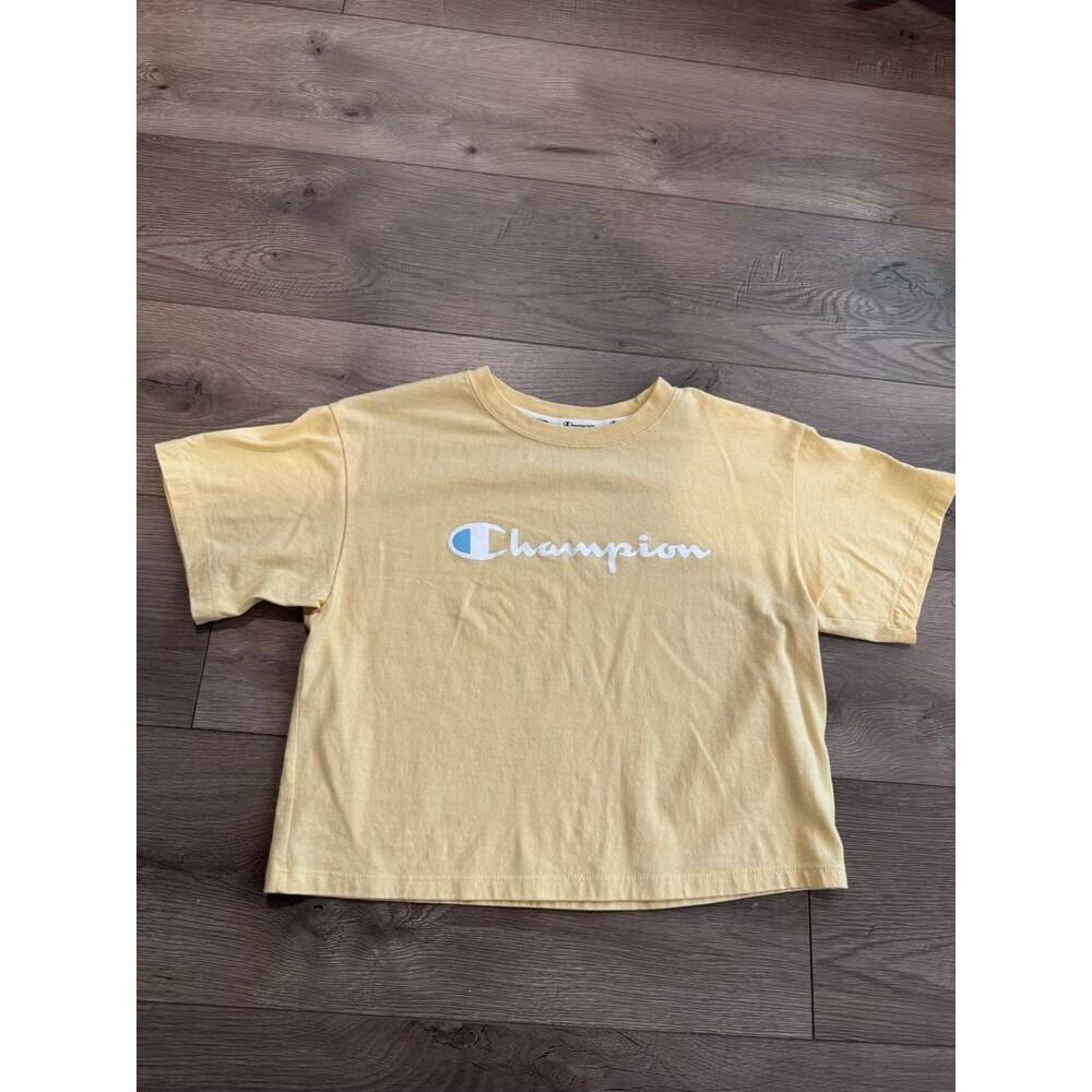 Women’s Yellow Champion Shirt In Size Extra Small/XS